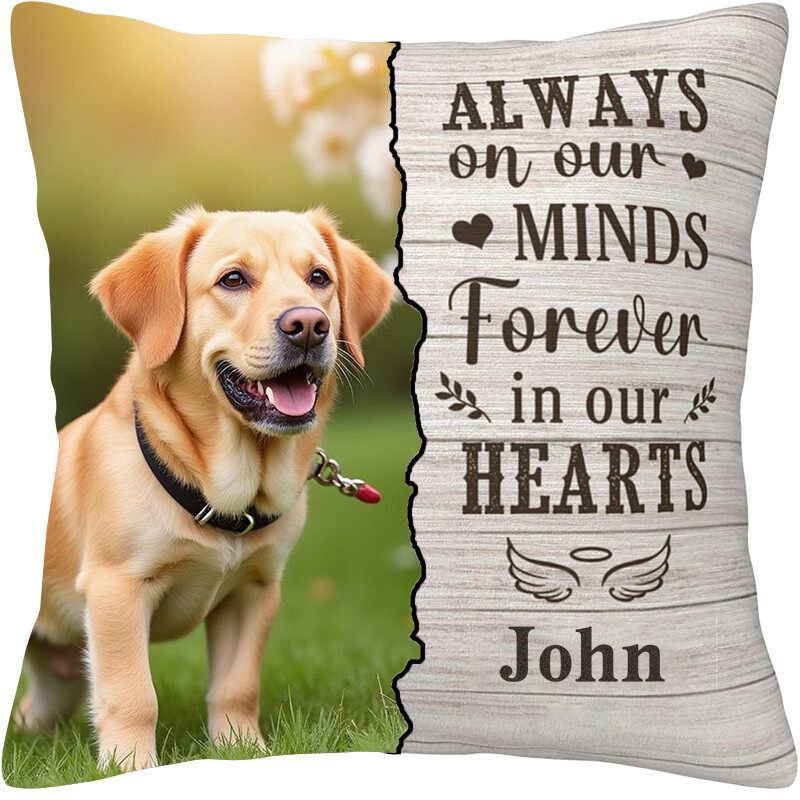 Customized pet commemorative pillows, lost dog commemorative gifts, dog pillows, pet commemorative gifts, lost dog commemorative gifts