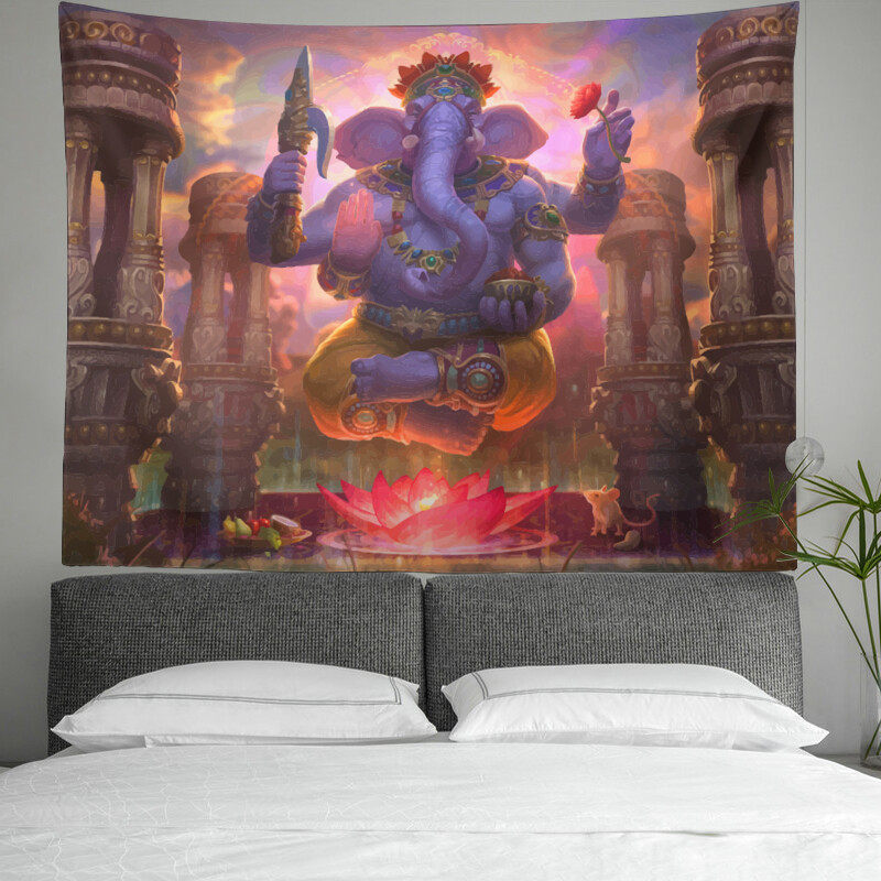 Personalized customization of interesting tapestries of various types of art works, suitable for dormitory living room bedroom home decoration