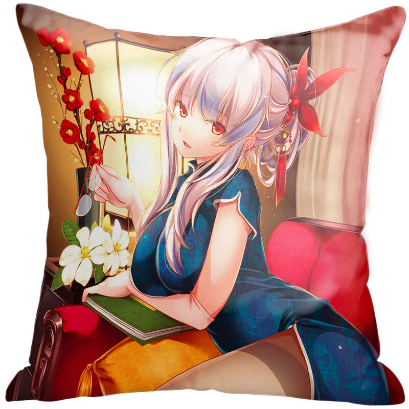 Japanese style character pillows are breathable and made of various materials. They are used for living room, bedroom, sofa decoration, cushions, and pillows
