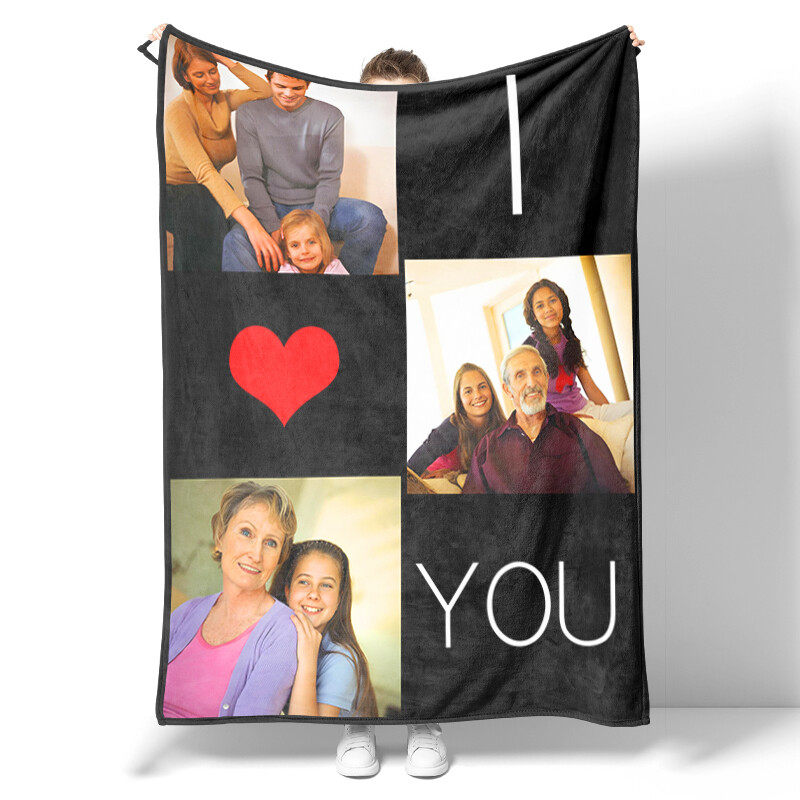 Customize named blankets, customize family and women's blanket gifts, give to family, wives, girlfriends, mothers, customize Mother's Day Christmas and birthday gifts