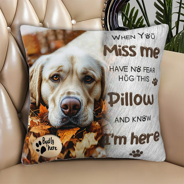 Customized pet commemorative pillows, lost dog commemorative gifts, dog pillows, pet commemorative gifts, lost dog commemorative gifts