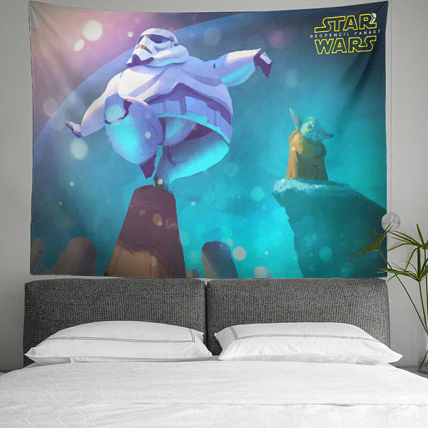 Personalized customization of interesting tapestries of various types of art works, suitable for dormitory living room bedroom home decoration