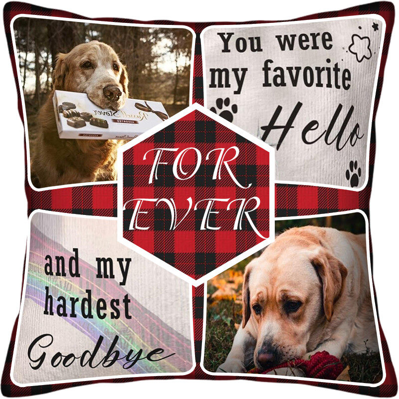 Customized pilCustomized pet commemorative pillows, lost dog commemorative gifts, dog pillows, pet commemorative gifts, lost dog commemorative giftslows with pictures, customized funny pillows with personalized photos, customized face pillows