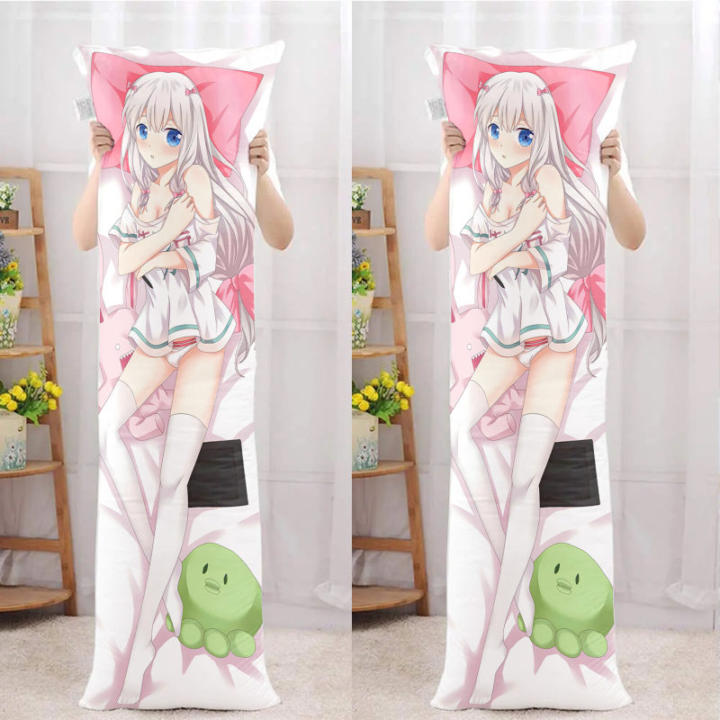 Customized Anime Pillow with Pillowcase, Body Pillow, Hug Bed Pillow, Otaku Cosplay Sleep Long Pillow, Bedroom Cushion