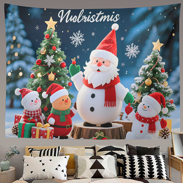 Christmas Tree Tapestry Wall Hanging Gift Tapestry Christmas Decoration Winter Festival Tapestry Family Party Decoration