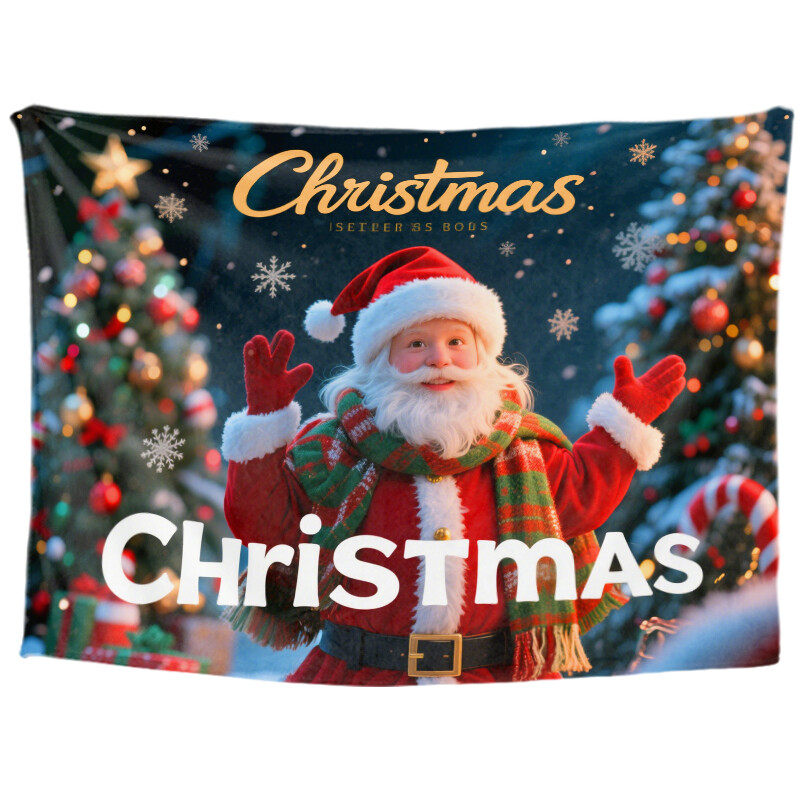 Christmas Tree Tapestry Wall Hanging Gift Tapestry Christmas Decoration Winter Festival Tapestry Family Party Decoration