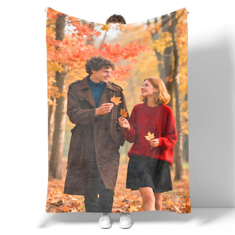 Couple gift for her - I love you softer flannel blanket - Anniversary wedding birthday gift for girlfriend, boyfriend, wife, husband, love blanket