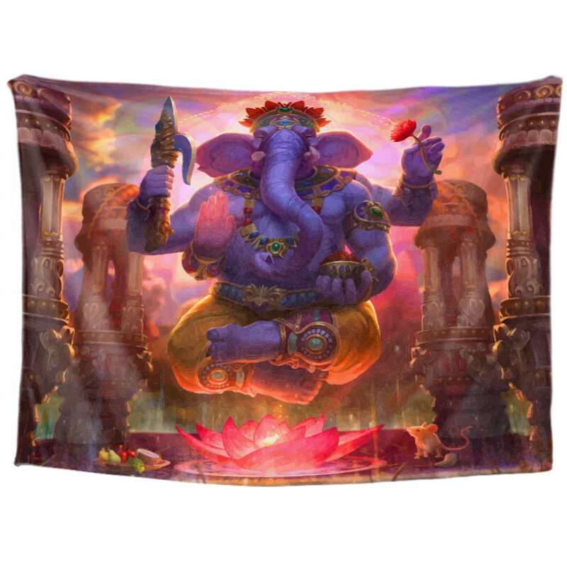 Personalized customization of interesting tapestries of various types of art works, suitable for dormitory living room bedroom home decoration