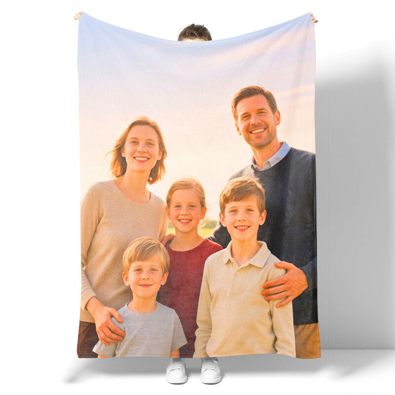 Customize named blankets, customize family and women's blanket gifts, give to family, wives, girlfriends, mothers, customize Mother's Day Christmas and birthday gifts