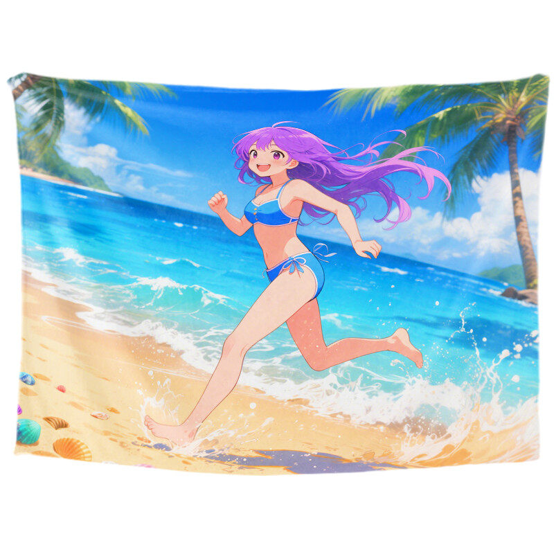 Personalized anime custom tapestry, anime aesthetic introduction, room decoration aesthetics, anime aesthetic college wall decoration, living room hanging