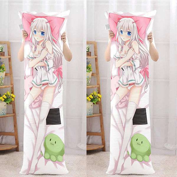 Customized Anime Pillow with Pillowcase, Body Pillow, Hug Bed Pillow, Otaku Cosplay Sleep Long Pillow, Bedroom Cushion
