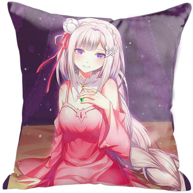 Japanese style character pillows are breathable and made of various materials. They are used for living room, bedroom, sofa decoration, cushions, and pillows