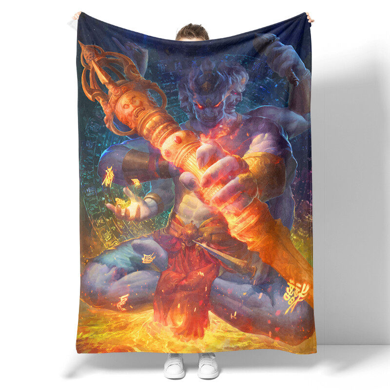 Customized flannel blanket, personalized flannel blanket, adult birthday, Christmas, Halloween, father, mother, Valentine's Day gift