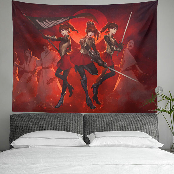 Personalized customization of interesting tapestries of various types of art works, suitable for dormitory living room bedroom home decoration