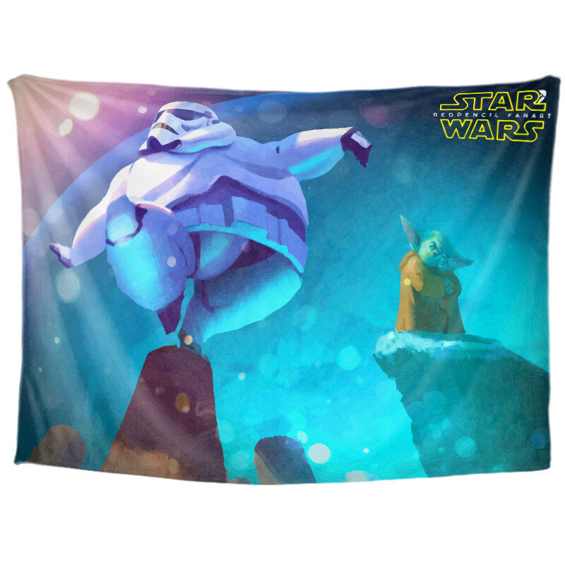 Personalized customization of interesting tapestries of various types of art works, suitable for dormitory living room bedroom home decoration