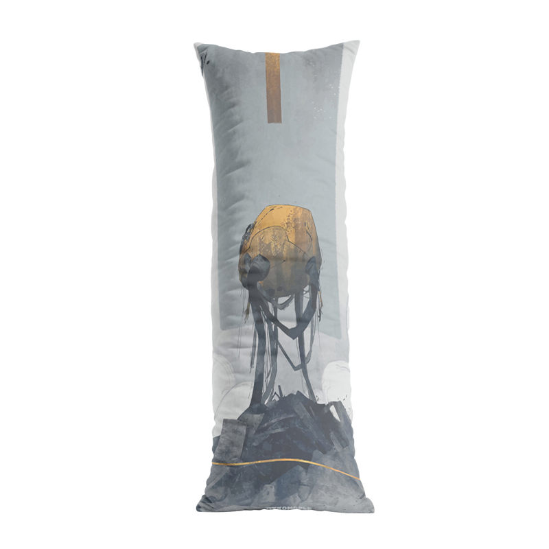 Body pillow with pillowcase - Adult soft long bed pillow - Breathable full body pillowcase