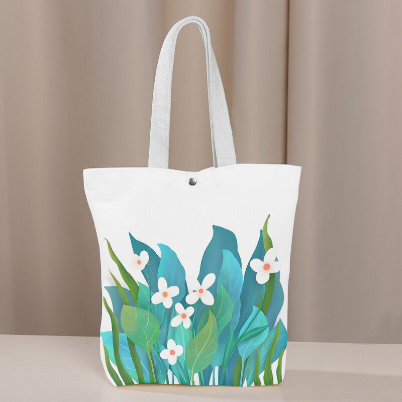 Plant enthusiast ladies' gift, Spring Mother's Day gift set, beautiful canvas tote bag, 16 ounce iced coffee cup with straw and lid, makeup bag, gardener's set, suitable for mothers, teachers, nurses