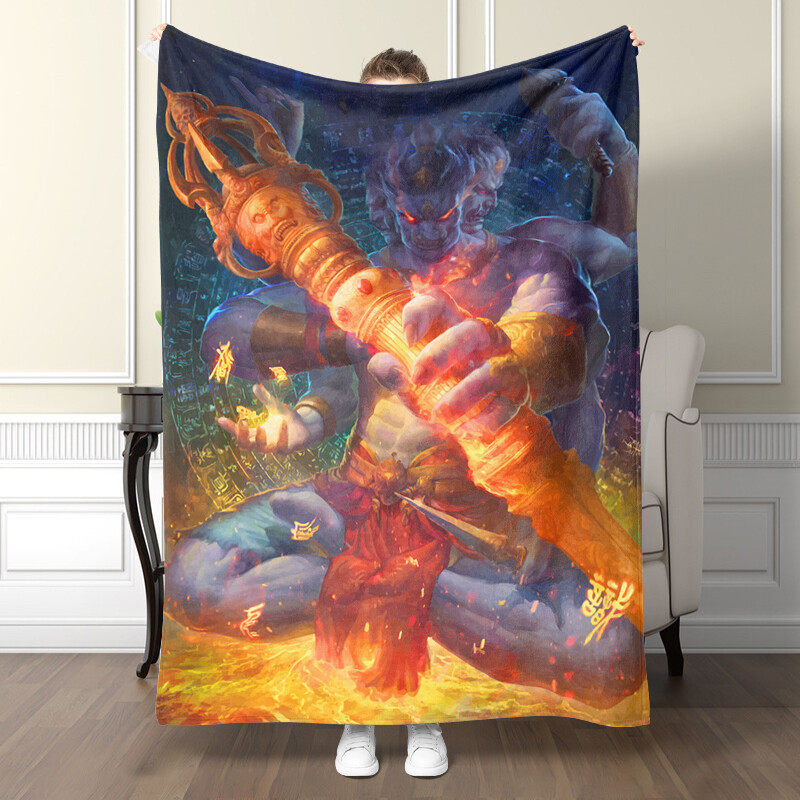 Customized flannel blanket, personalized flannel blanket, adult birthday, Christmas, Halloween, father, mother, Valentine's Day gift