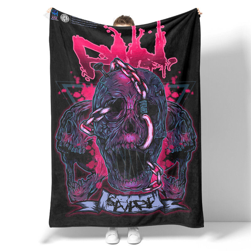 Customized flannel blanket, personalized flannel blanket, adult birthday, Christmas, Halloween, father, mother, Valentine's Day gift