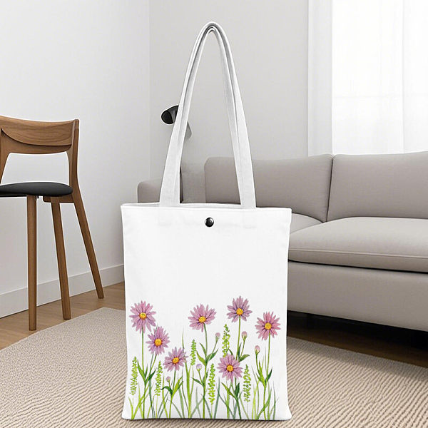 Plant enthusiast ladies' gift, Spring Mother's Day gift set, beautiful canvas tote bag, 16 ounce iced coffee cup with straw and lid, makeup bag, gardener's set, suitable for mothers, teachers, nurses