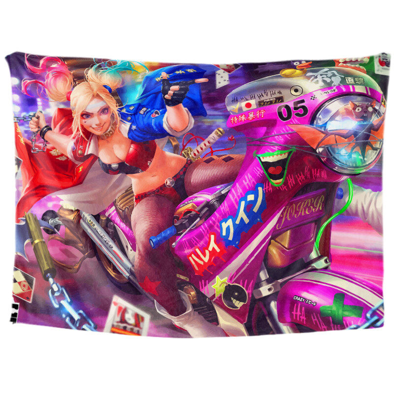 Personalized customization of interesting tapestries of various types of art works, suitable for dormitory living room bedroom home decoration