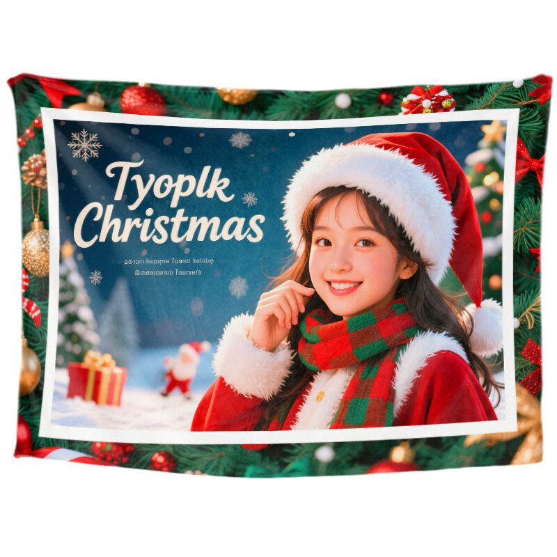 Christmas Tree Tapestry Wall Hanging Gift Tapestry Christmas Decoration Winter Festival Tapestry Family Party Decoration
