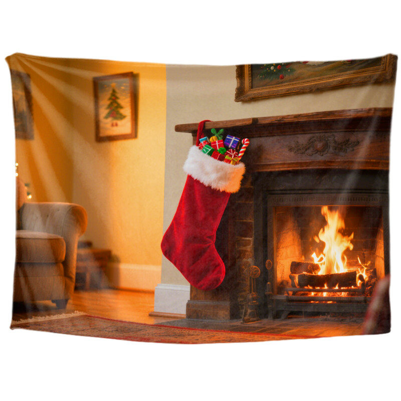 Christmas Tree Tapestry Wall Hanging Gift Tapestry Christmas Decoration Winter Festival Tapestry Family Party Decoration