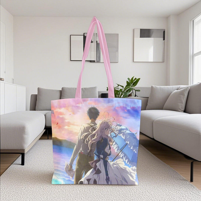 Anime enthusiast gift, sexy kawaii gift, reusable anime character fan shopping bag, cute and sexy theme gift