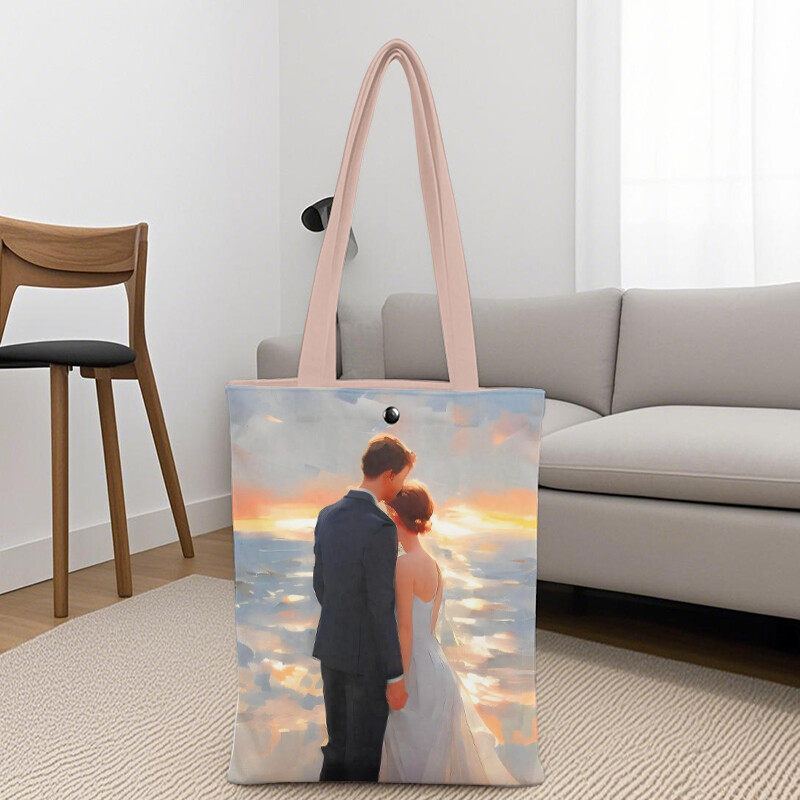 Exclusive for couples, the print design carries the love story on your back and is a must-have for sweet outings