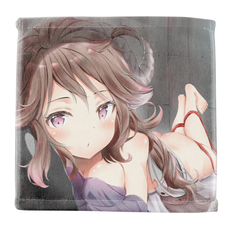 Customized cartoon square towel