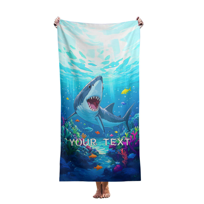Customize various Marine life beach towels