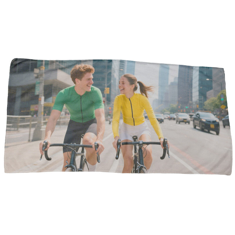 Customized personalized printed square towel cartoon hot transfer printed towel, both real and anime peripheral patterns can be customized with pictures