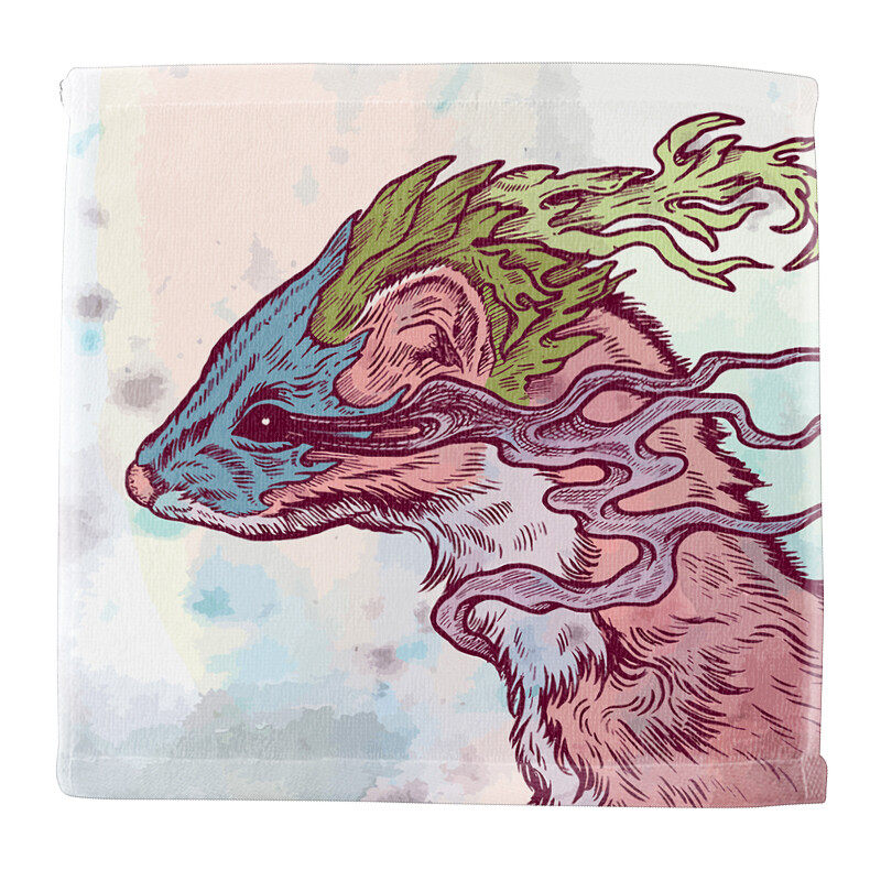 Customized animal-patterned towels