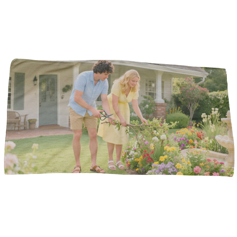 Customized personalized printed square towel cartoon hot transfer printed towel, both real and anime peripheral patterns can be customized with pictures