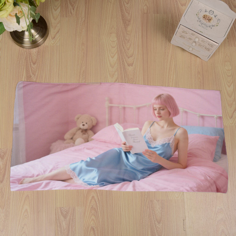 Customized colorful real person towels