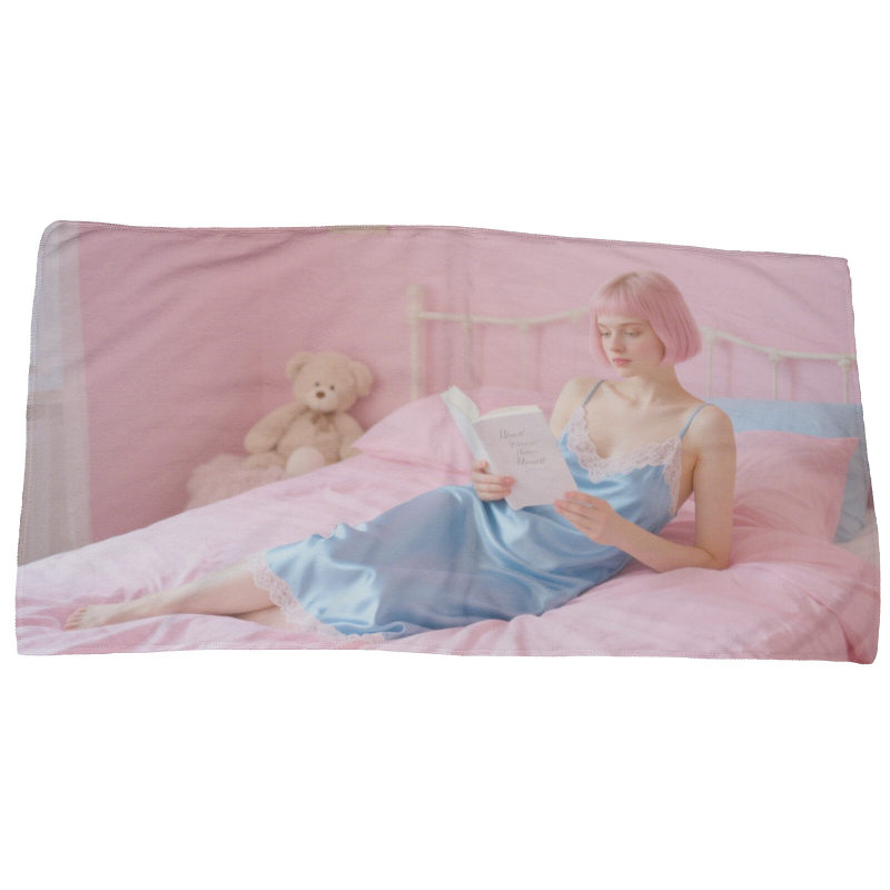 Customized colorful real person towels