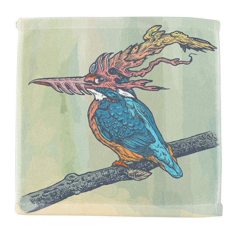 Customized square cartoon-patterned towels