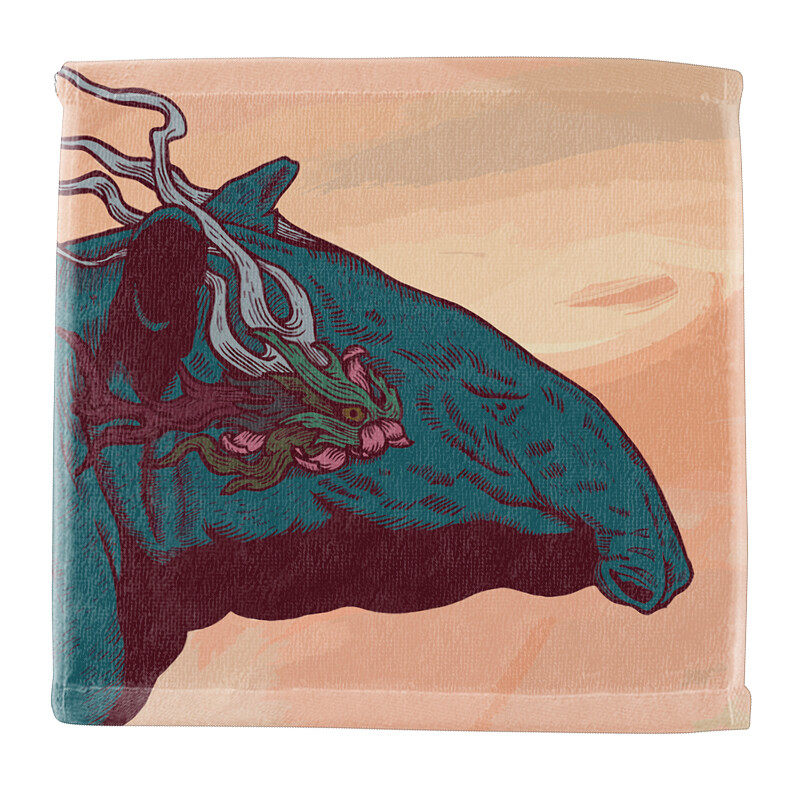 Customized cartoon animal pattern towels