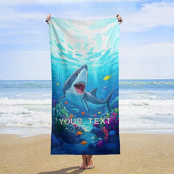 Customize various Marine life beach towels