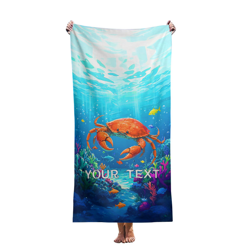 Customize various Marine life beach towels
