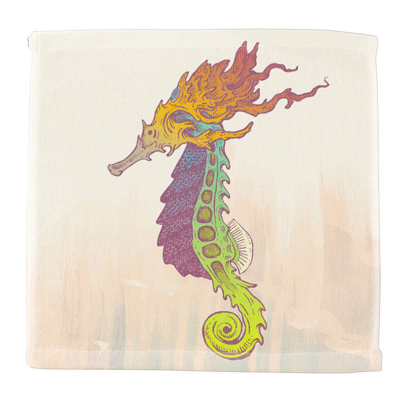 Customized square cartoon-patterned towels