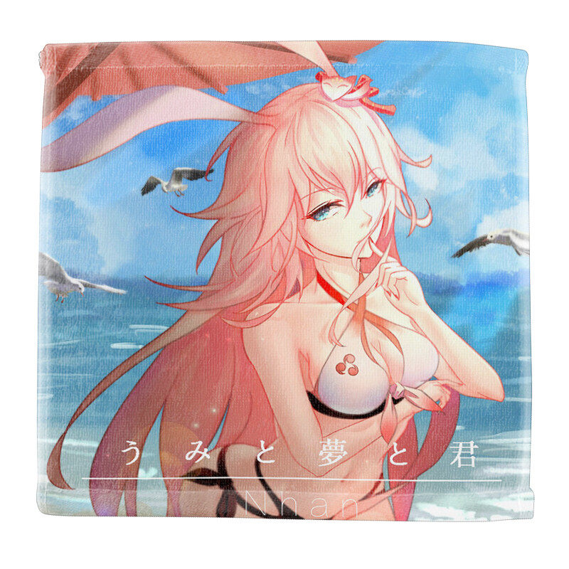 Customized cartoon square towel