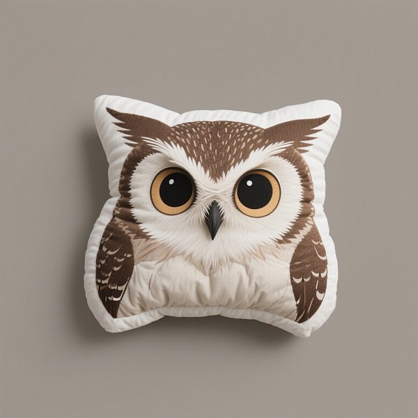 Custom Owl Shaped Pillow