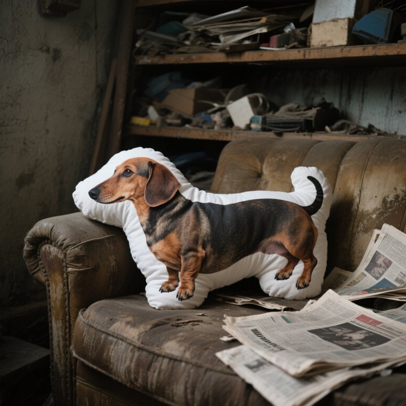 Customized puppy throw pillows