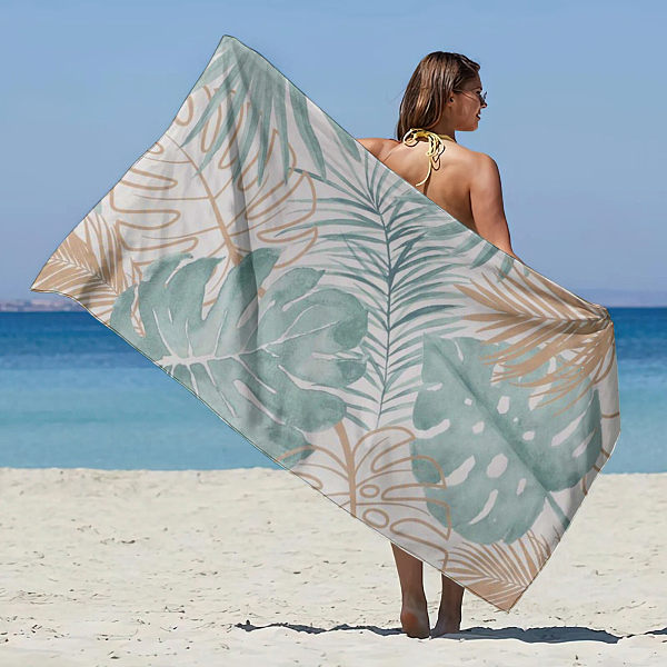 Customized creative flower-shaped beach towels
