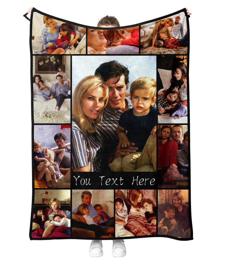 Any picture or pattern of the custom blanket can be customized
