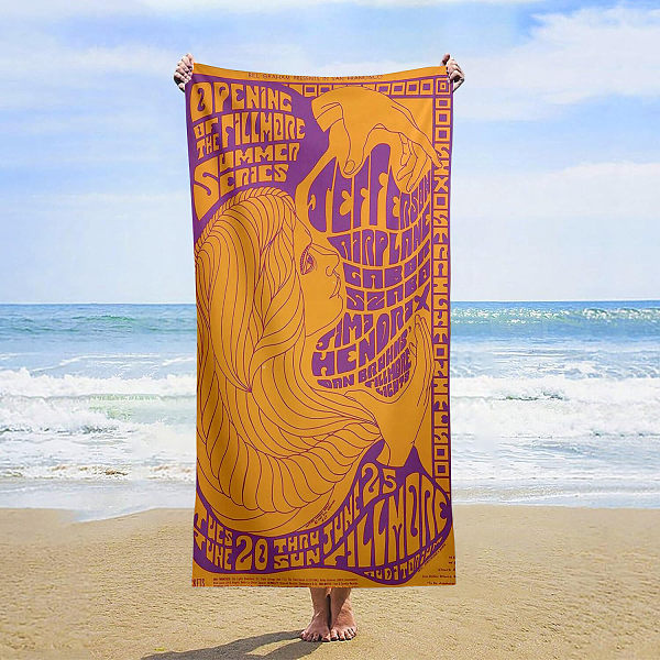 Custom Gold Women's Beach Towel