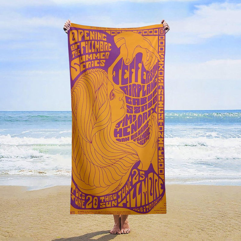 Custom Gold Women's Beach Towel