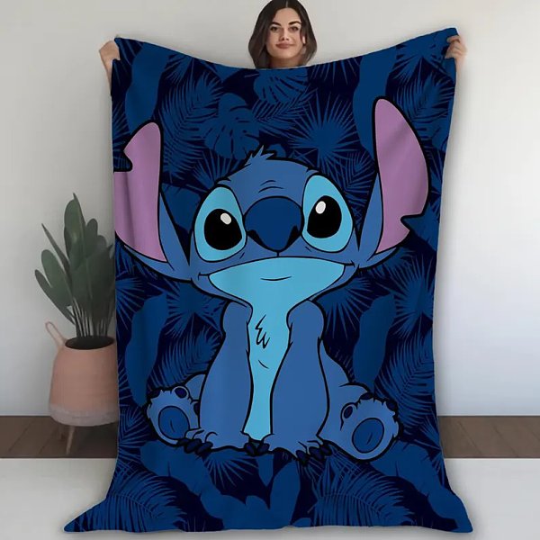 Super cute Stitch custom blanket wholesale