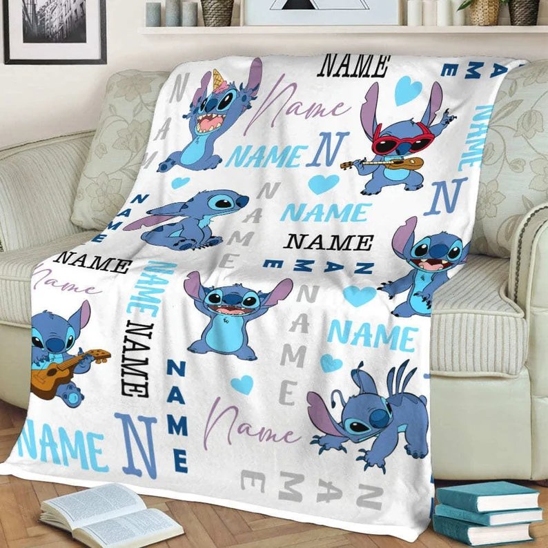 Children's exclusive happiness, Stitch pattern custom blanket